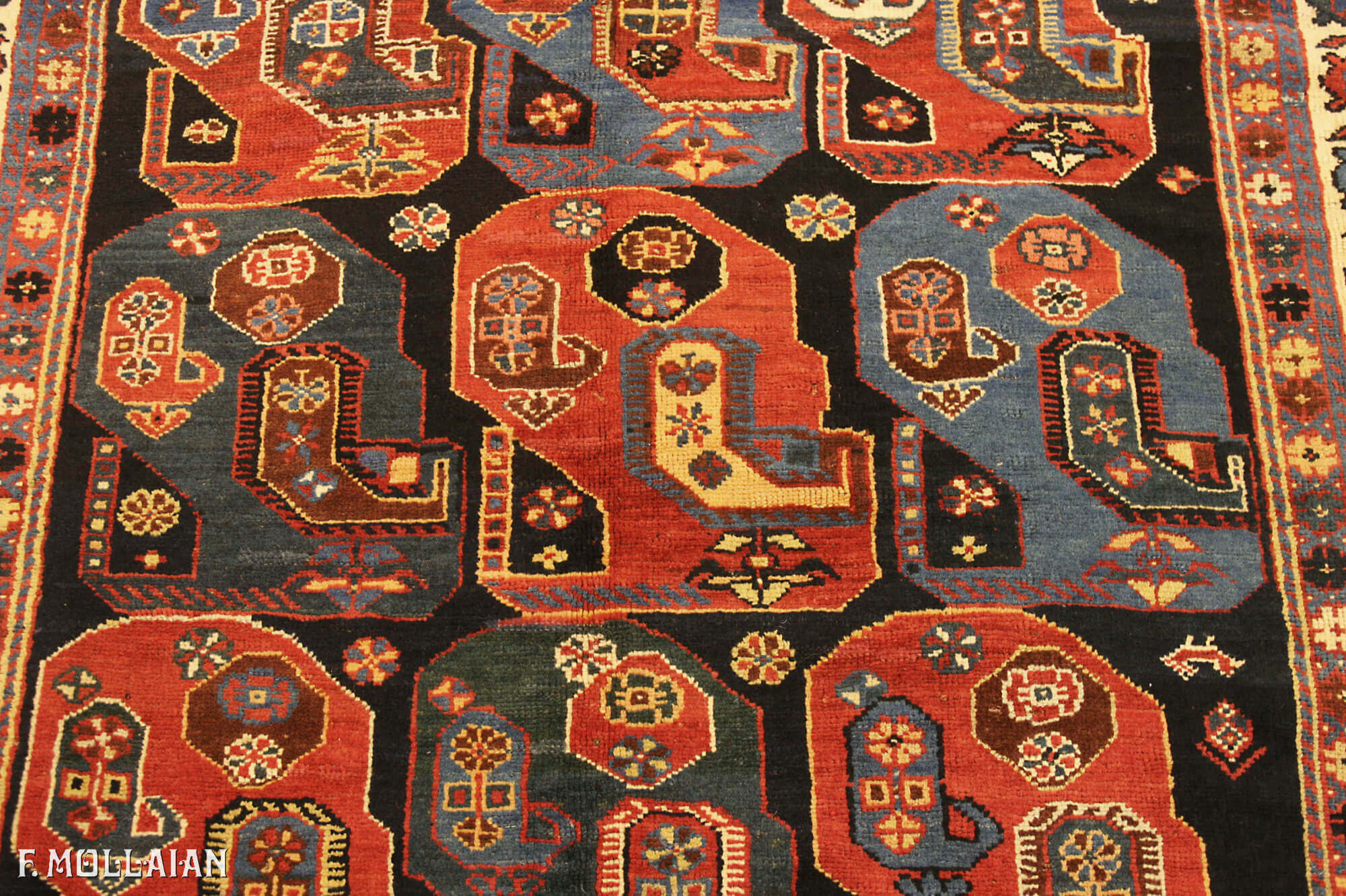 All-Over Antique Persian Khamse Rug n°:66329050